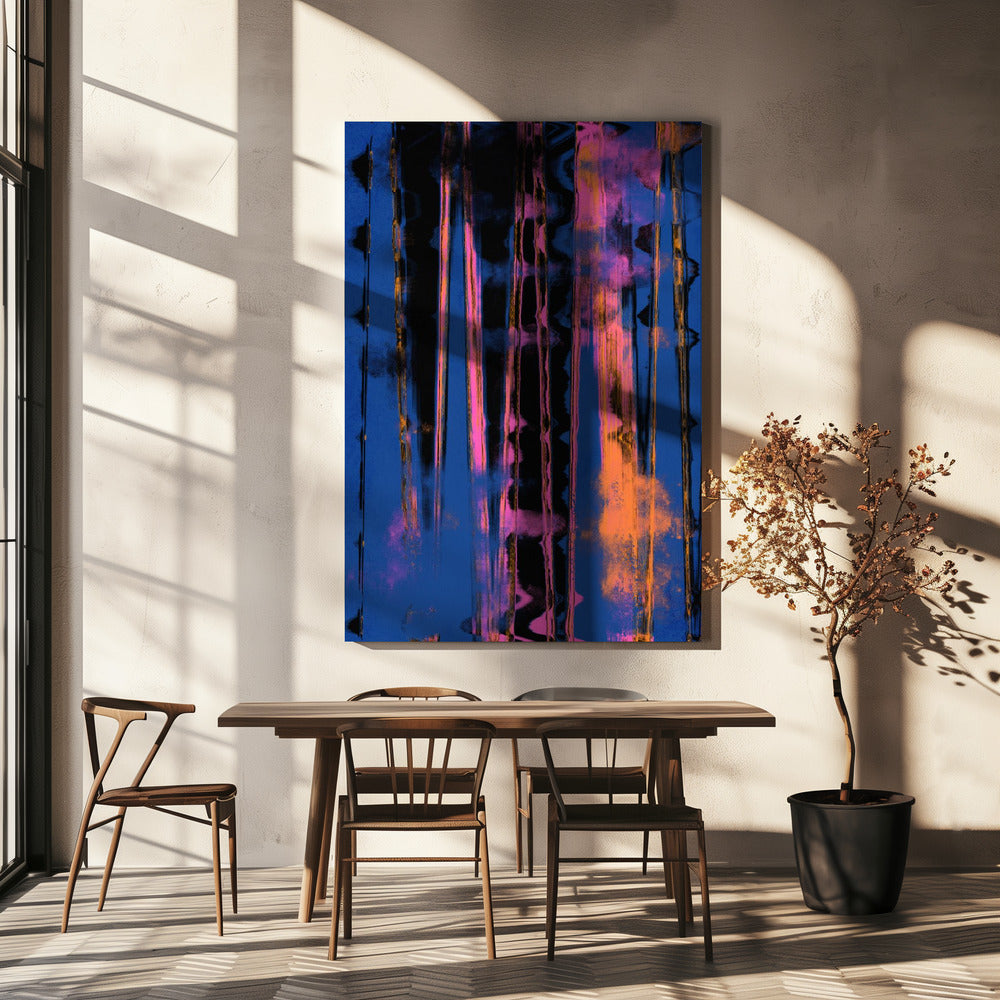 Levendige Nachtval | Canvas
