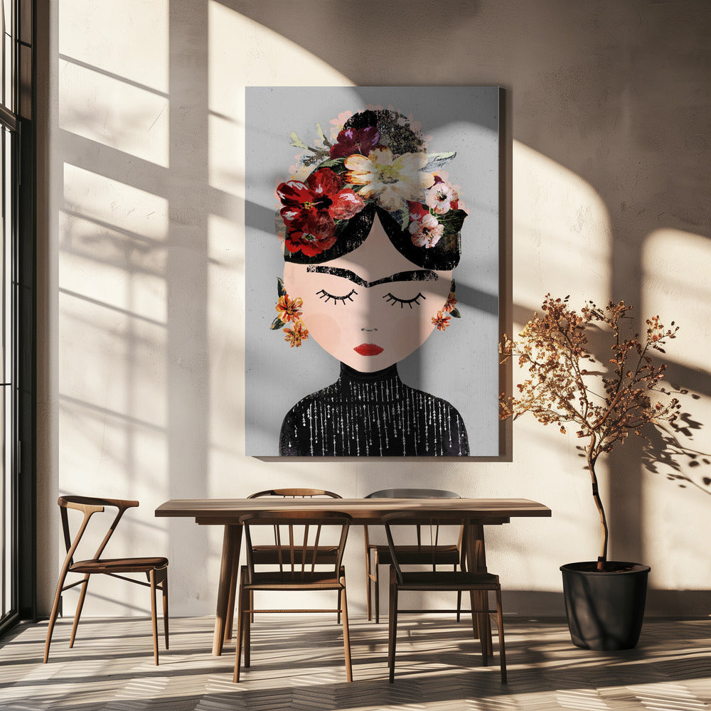 Bloemensereniteit | Canvas