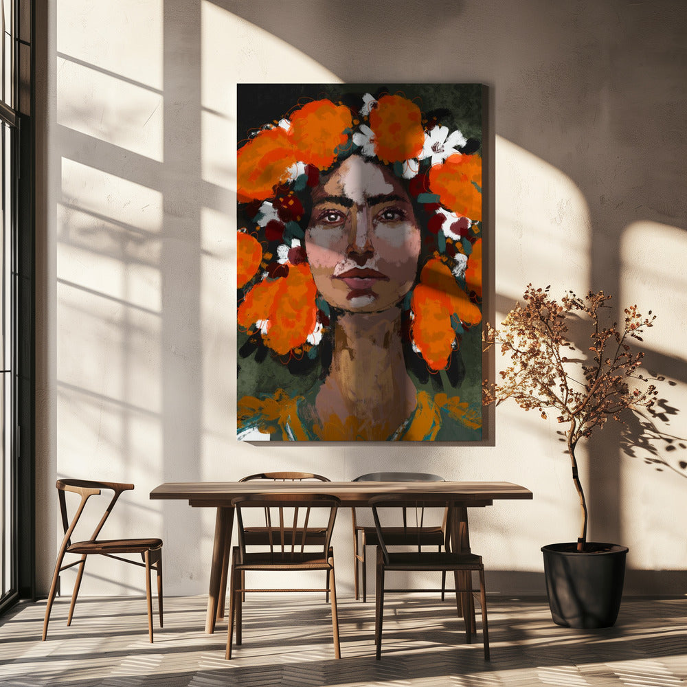 Levendige blik | Canvas