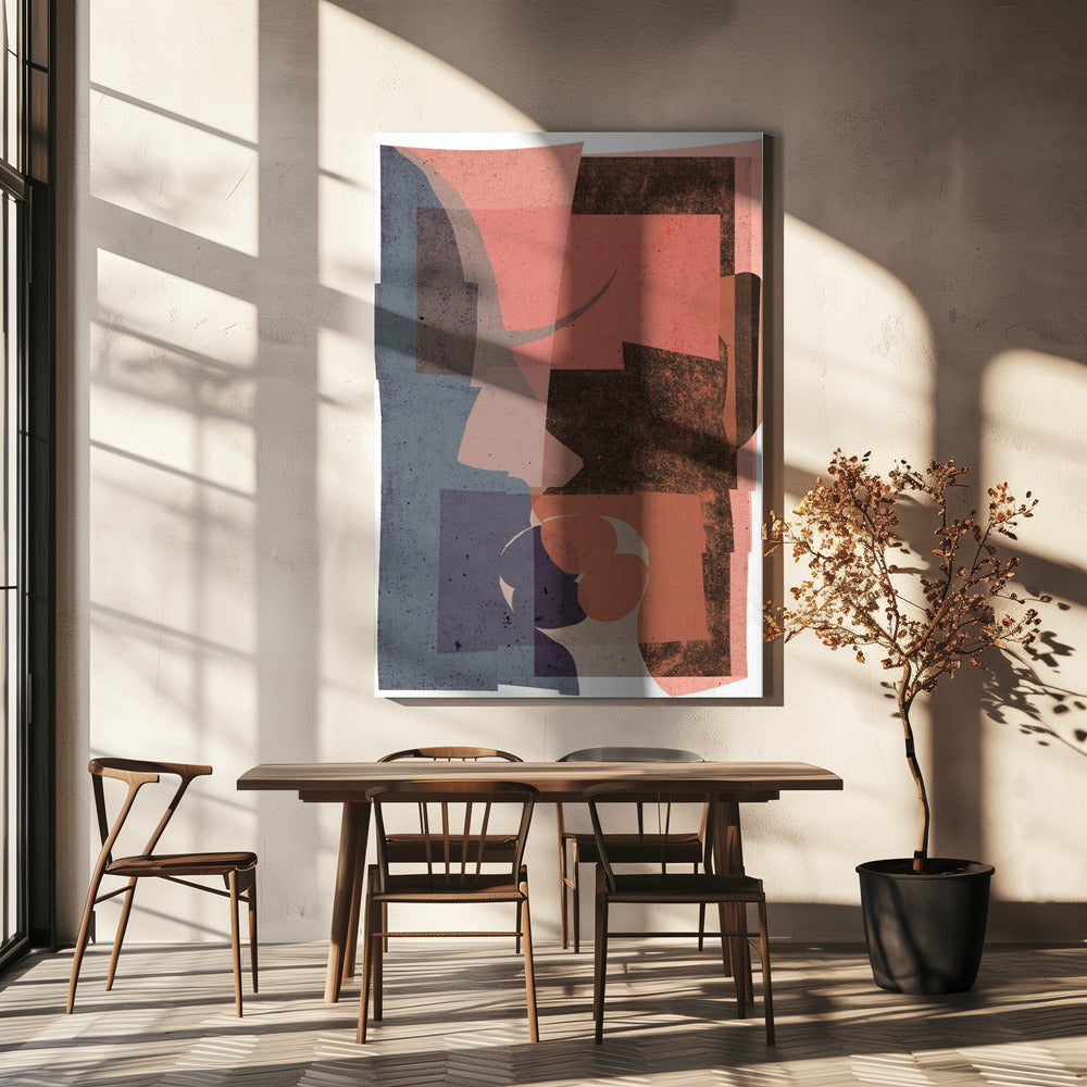 Gefragmenteerde tinten | Canvas