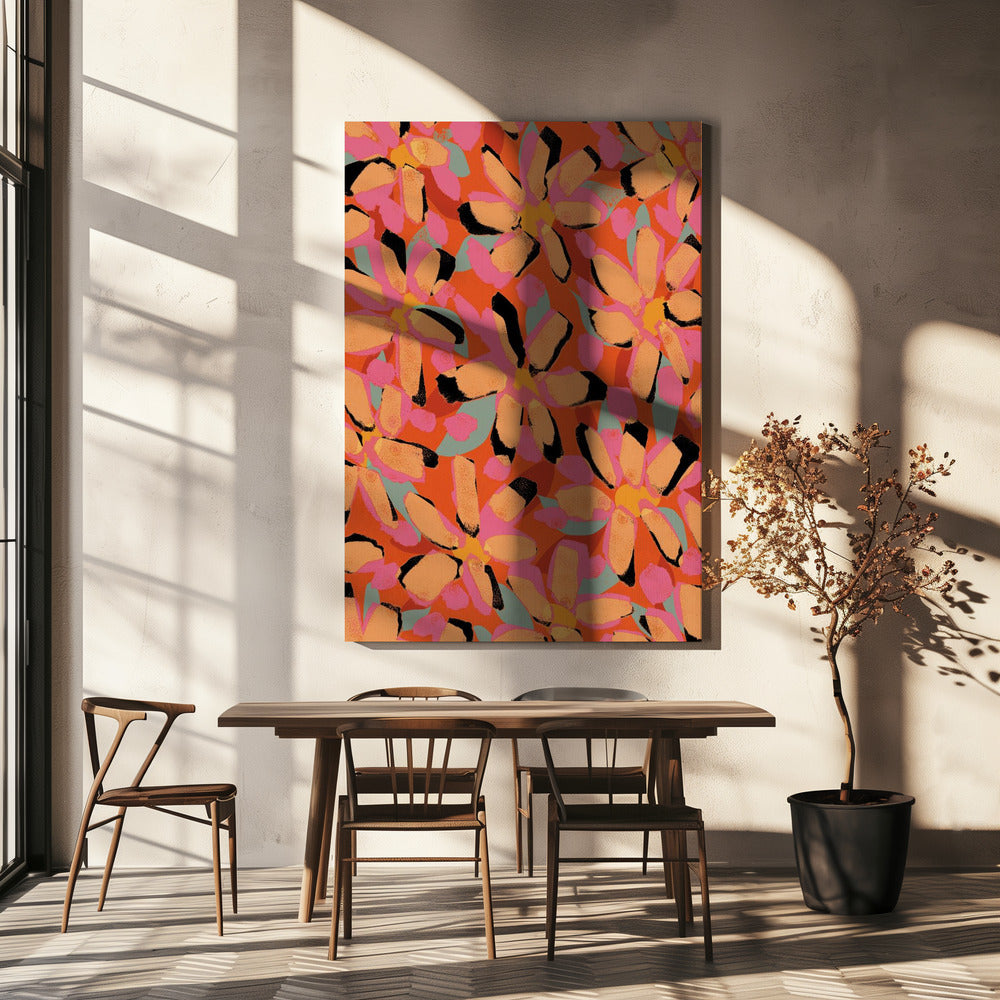 Bloemblaadjessymfonie | Canvas