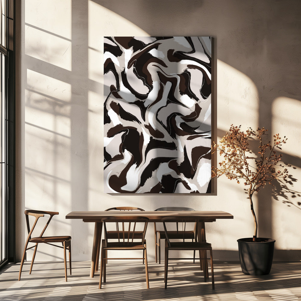 Wervelende aardtinten | Canvas