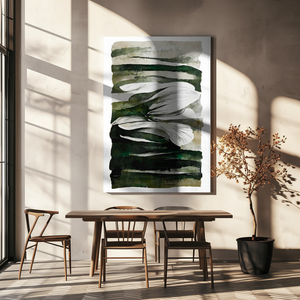 Fluisterende Bloemblaadjes | Canvas