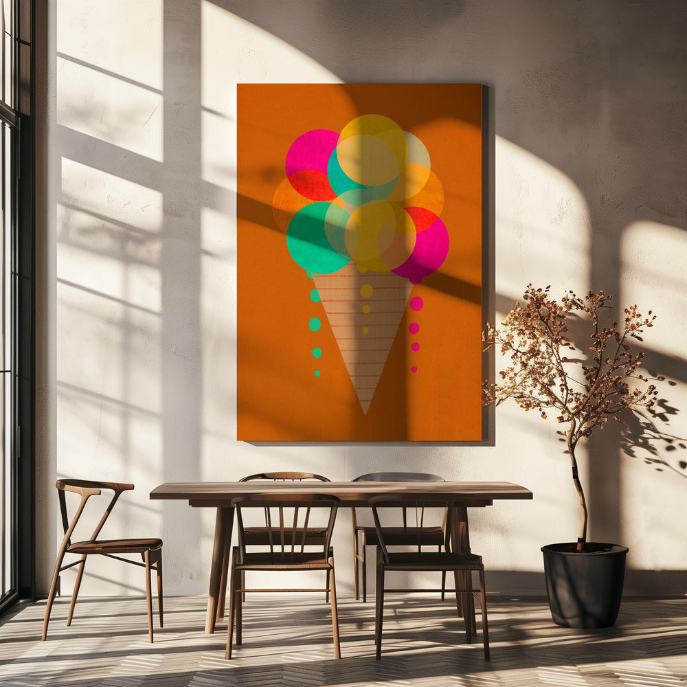 Regenboogkegel Delight | Canvas