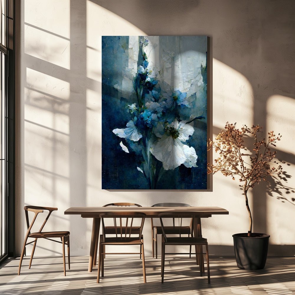 Fluisterende bloemen | Canvas