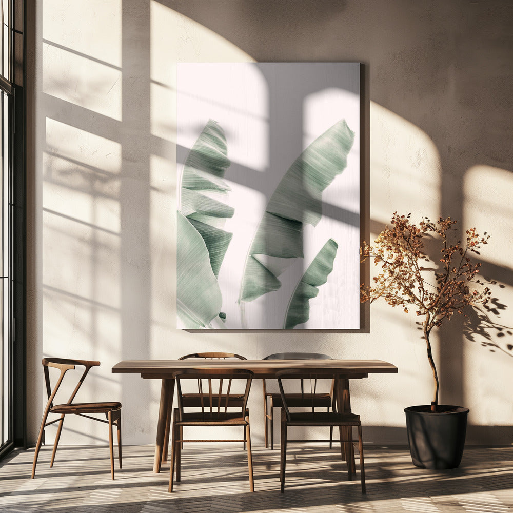 Blozende bananenbladeren | Canvas