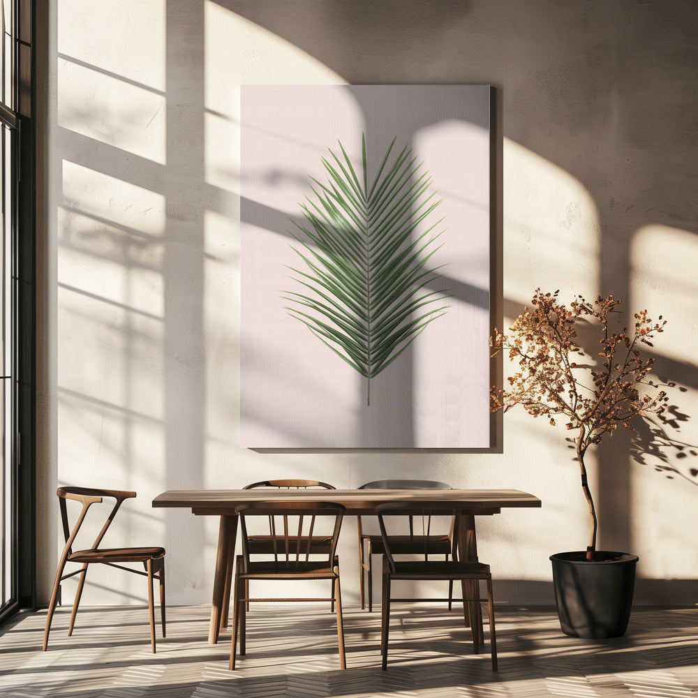 Palmblad Blush | Canvas