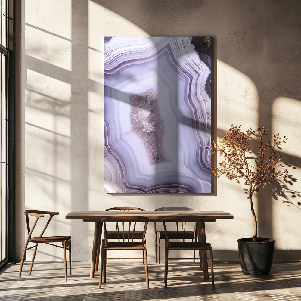Paarse Agaat | Canvas