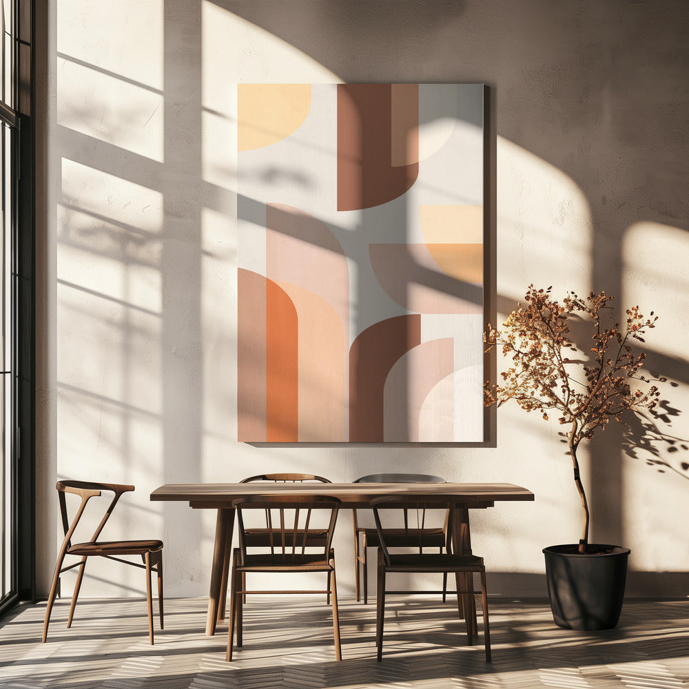 Retro Geometrisch | Canvas