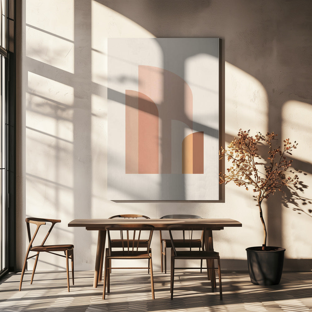 Retro Geometrisch IV | Canvas
