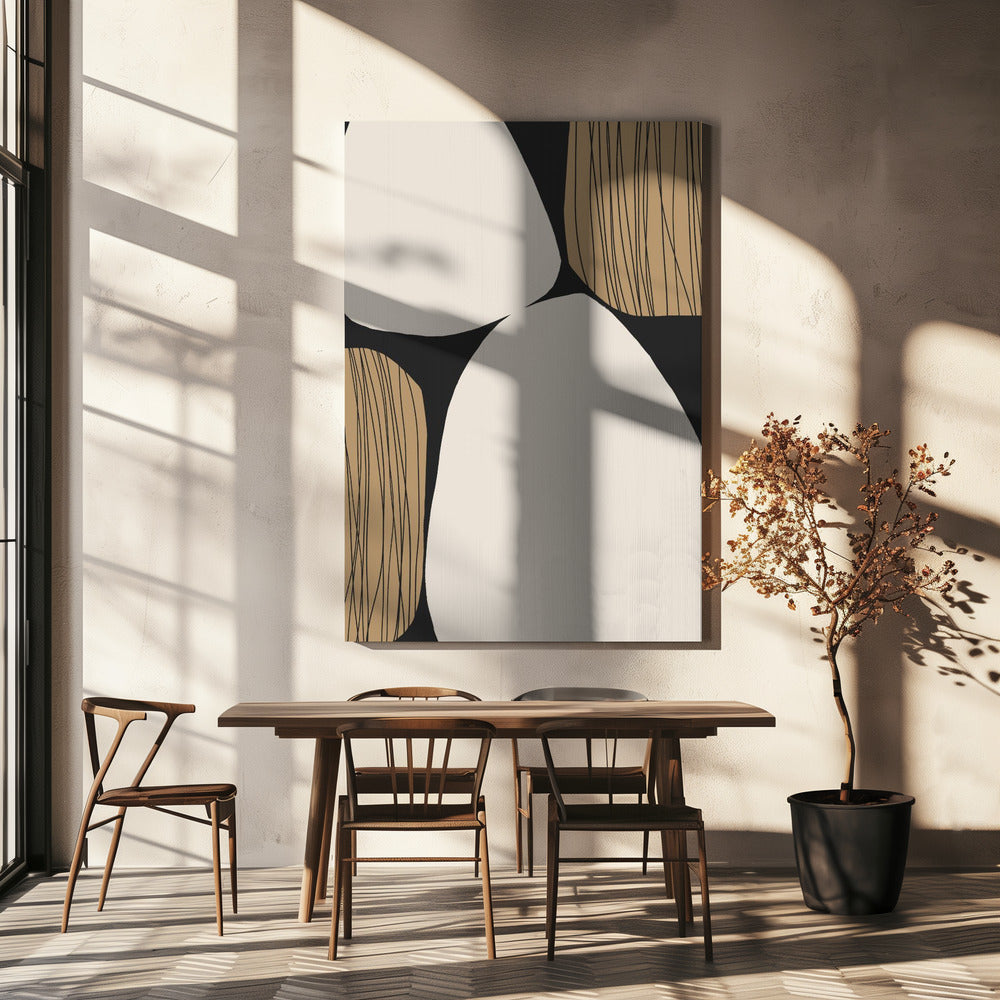 Abstracte aardtinten | Canvas