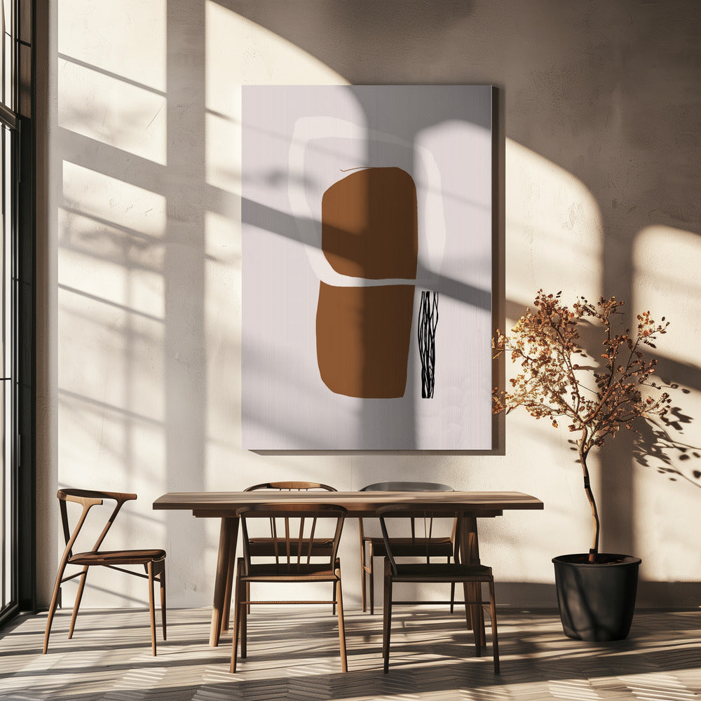 Minimalistische Essentie | Canvas