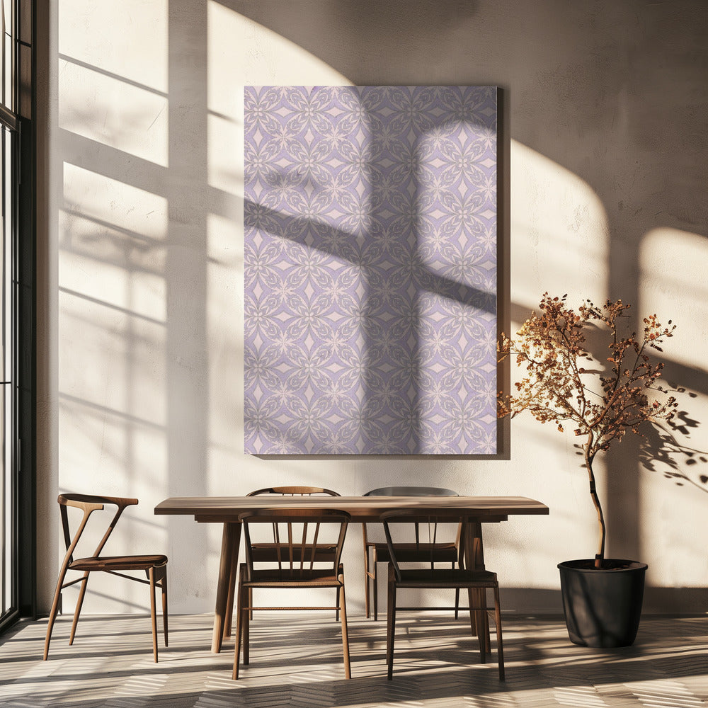 Lavendelbloesem-tessellatie | Canvas