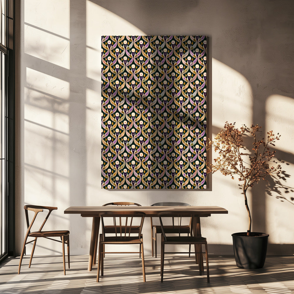Curved Rhythm Elegance | Canvas