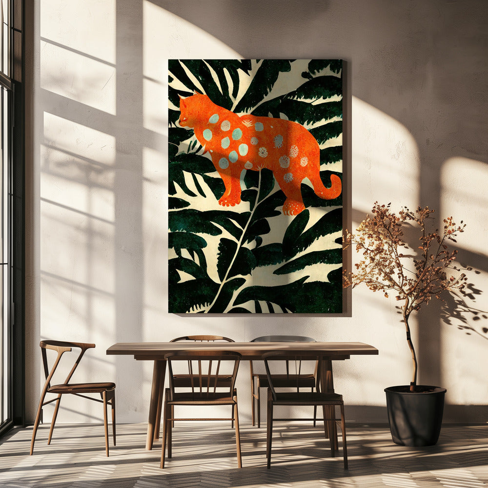 Jungle Mozaïek | Canvas