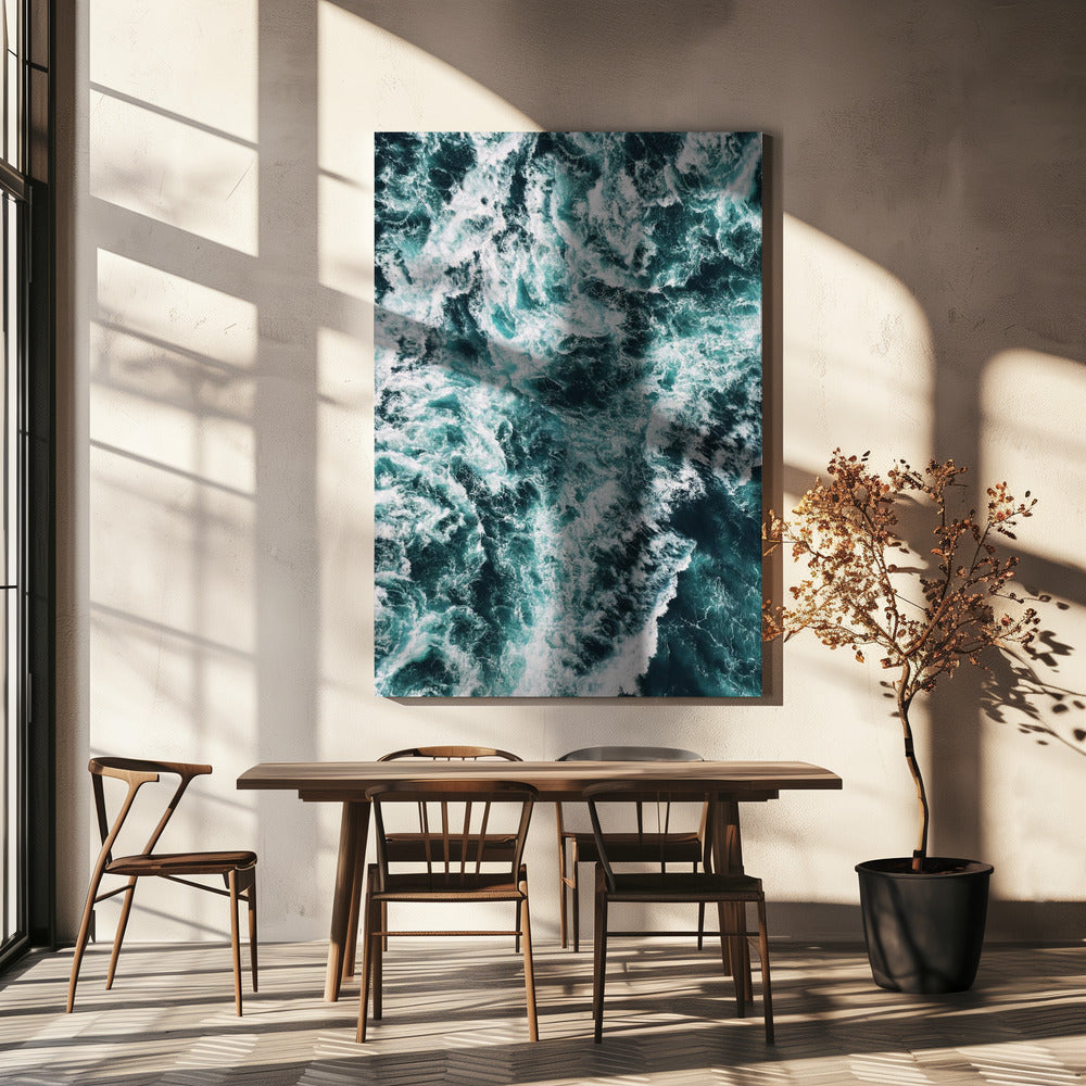 Ruwe zee | Canvas