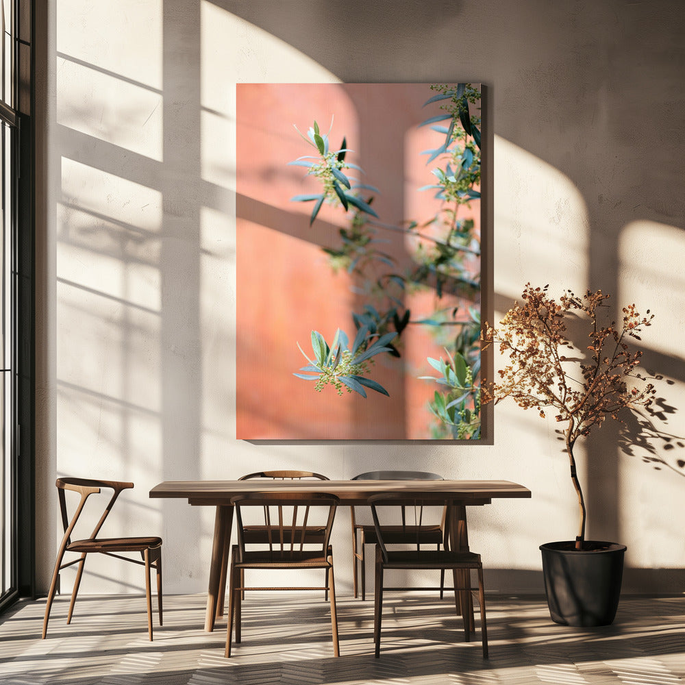 Groen en koraal | Canvas