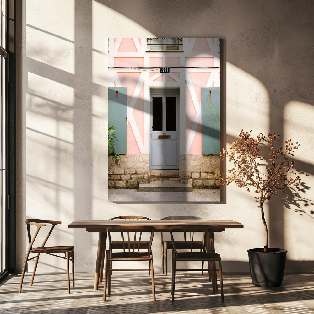 Rue de Cremieux nummer 30 - Parijs | Canvas