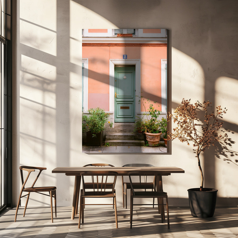 Rue de Cremieux nummer 8 - Parijs | Canvas