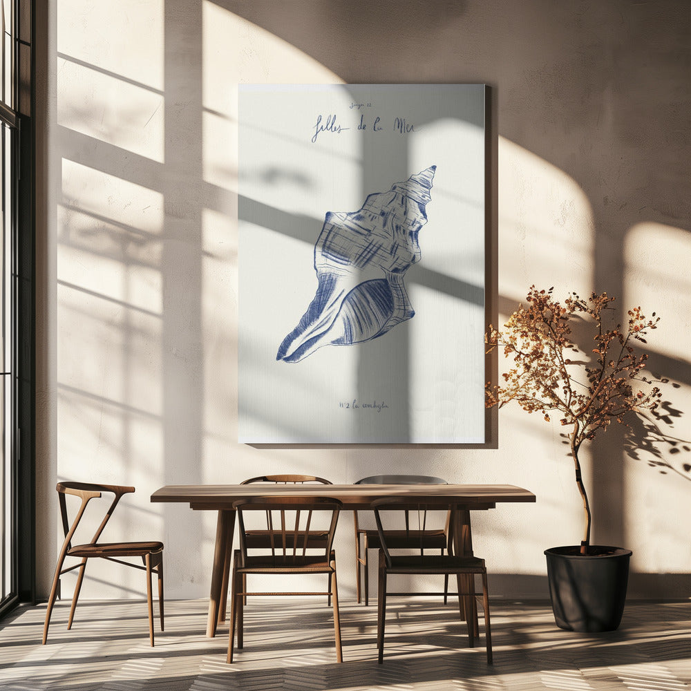 Filles de la mer n.2 - La conchiglia | Canvas