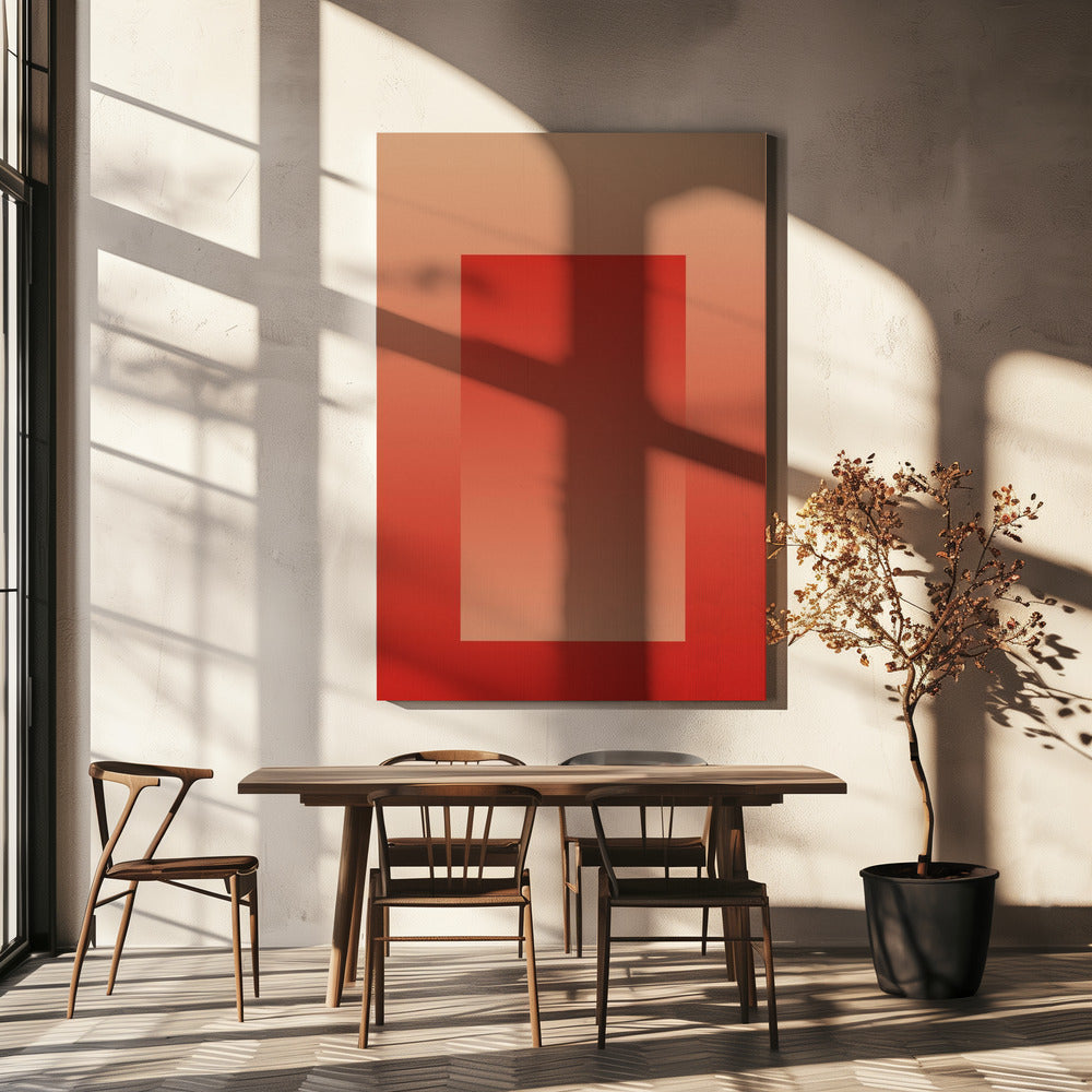 Rode gradiëntpoort | Canvas