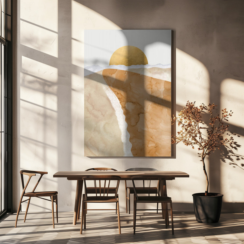 Gouden zandduin | Canvas