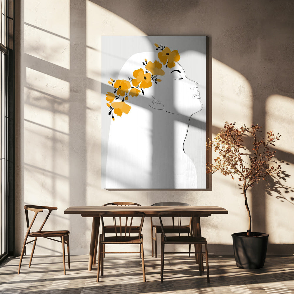 Portret van Floal Orly | Canvas