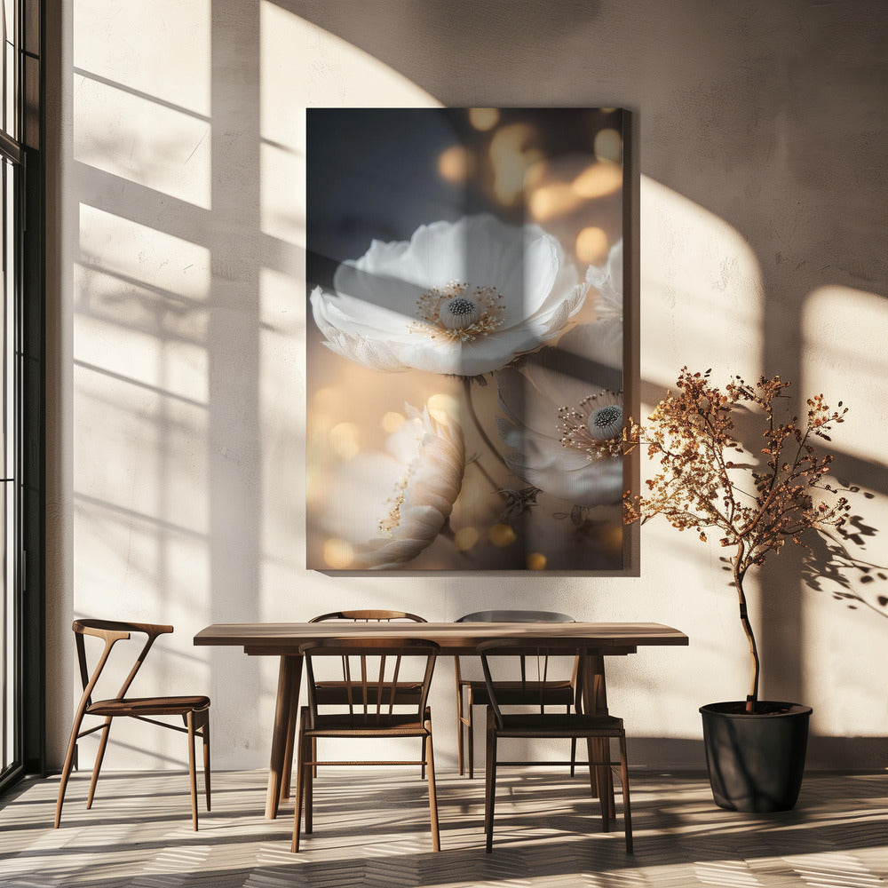Bloemblaadjesstraling | Canvas