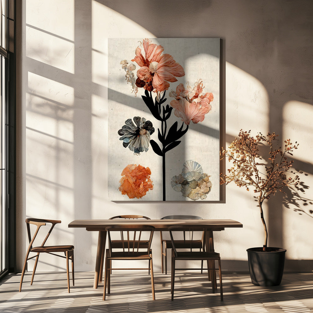 Bloemblaadjessymfonie | Canvas