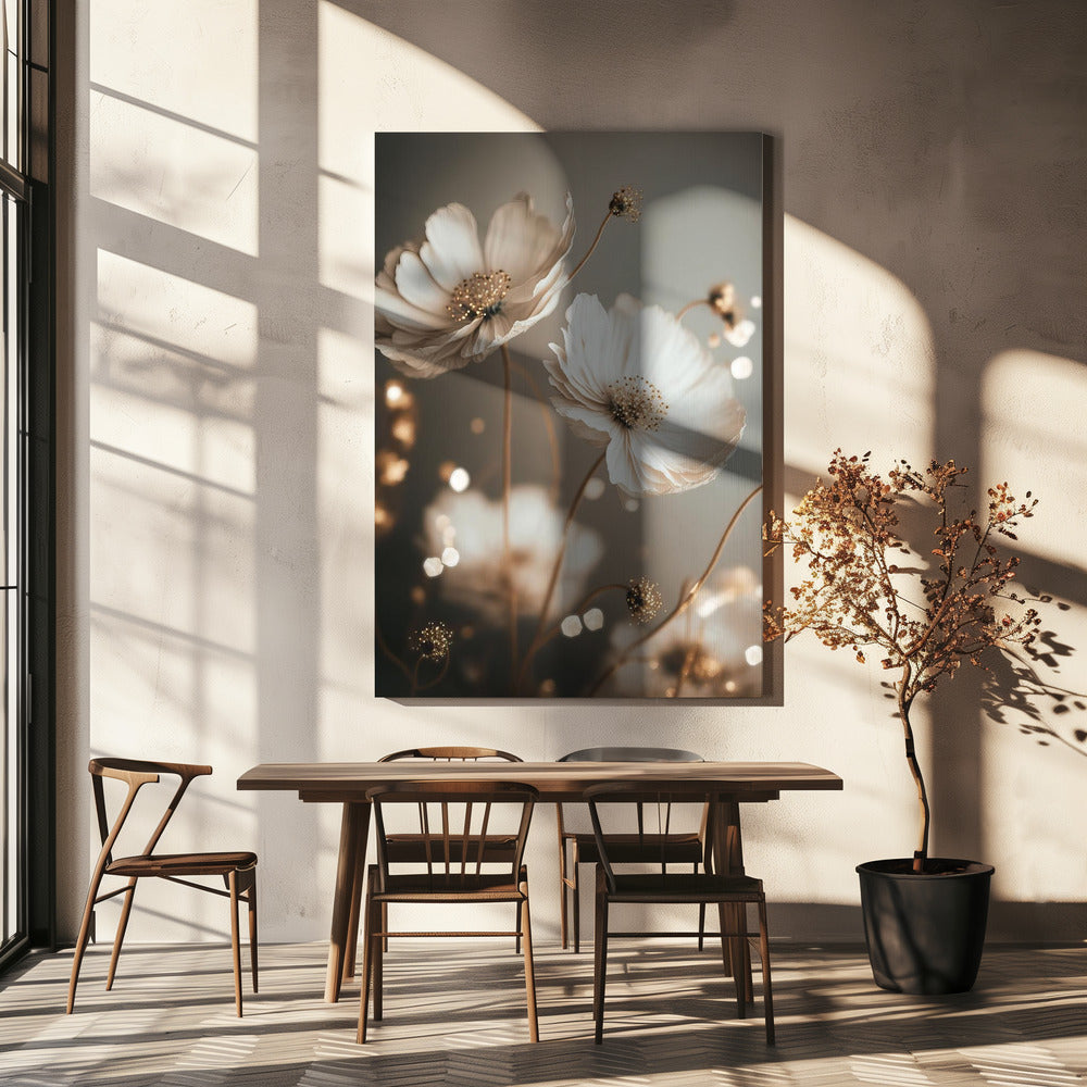 Bloemblaadjesgloed | Canvas