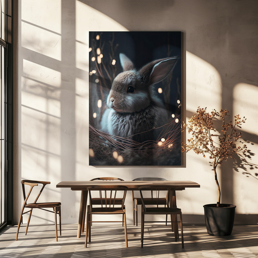 Betoverd Konijn | Canvas