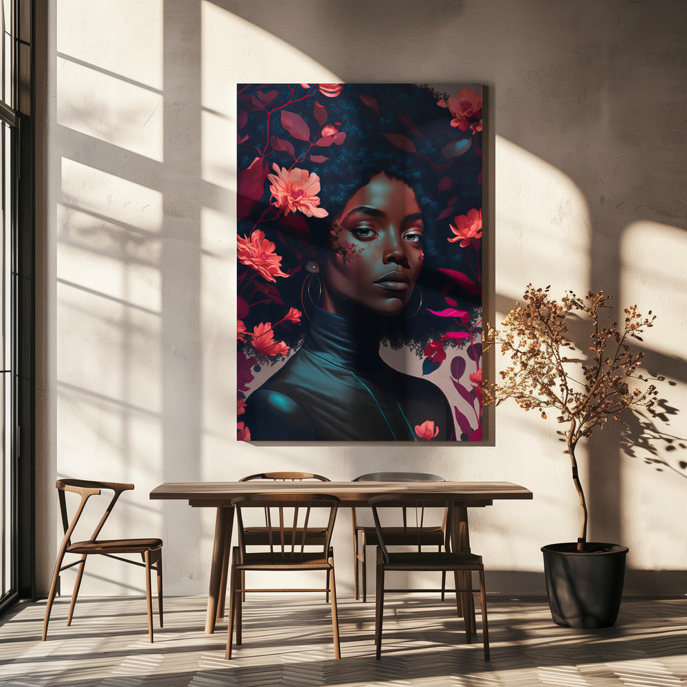Bloemen Majesteit | Canvas