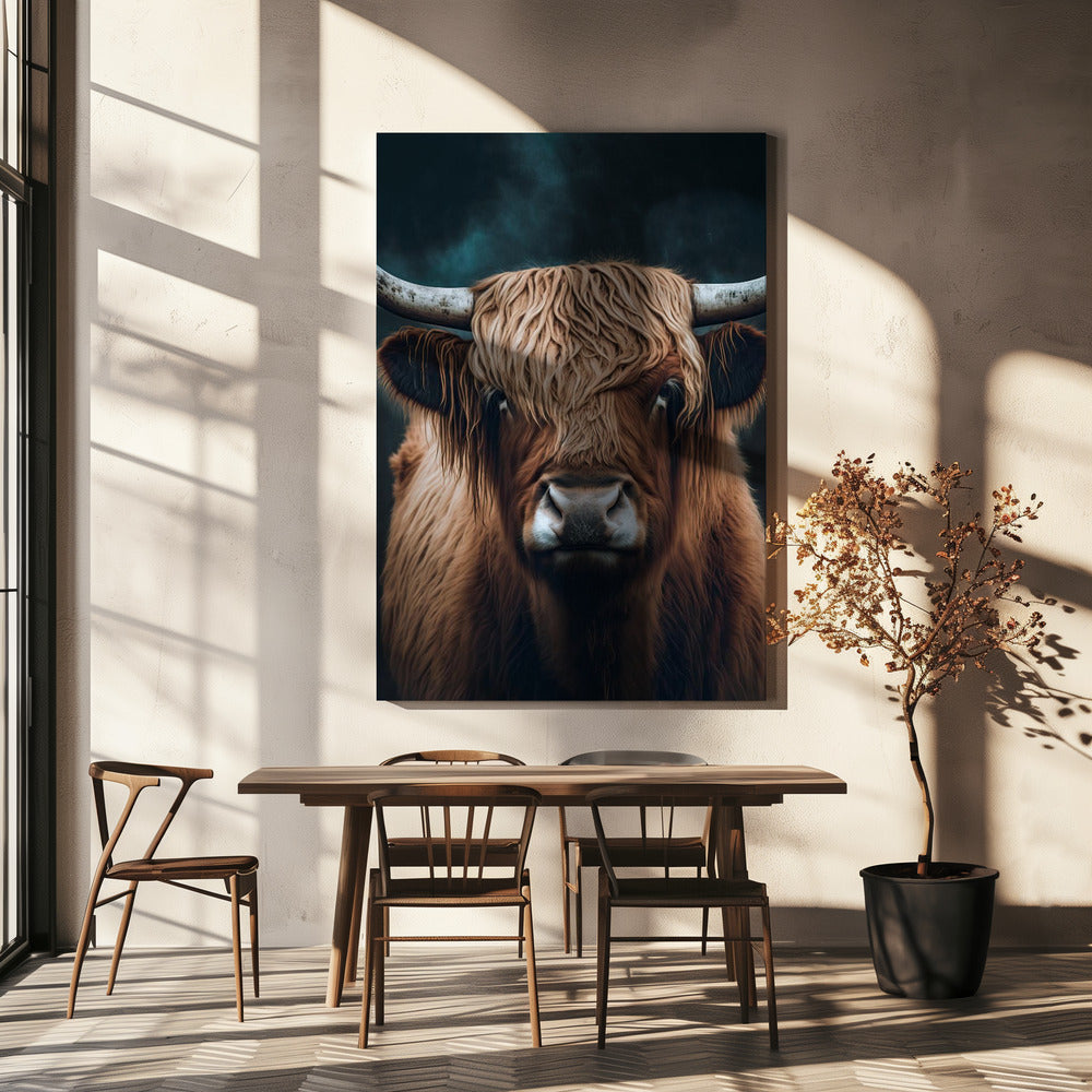 Majestueuze Hooglander | Canvas