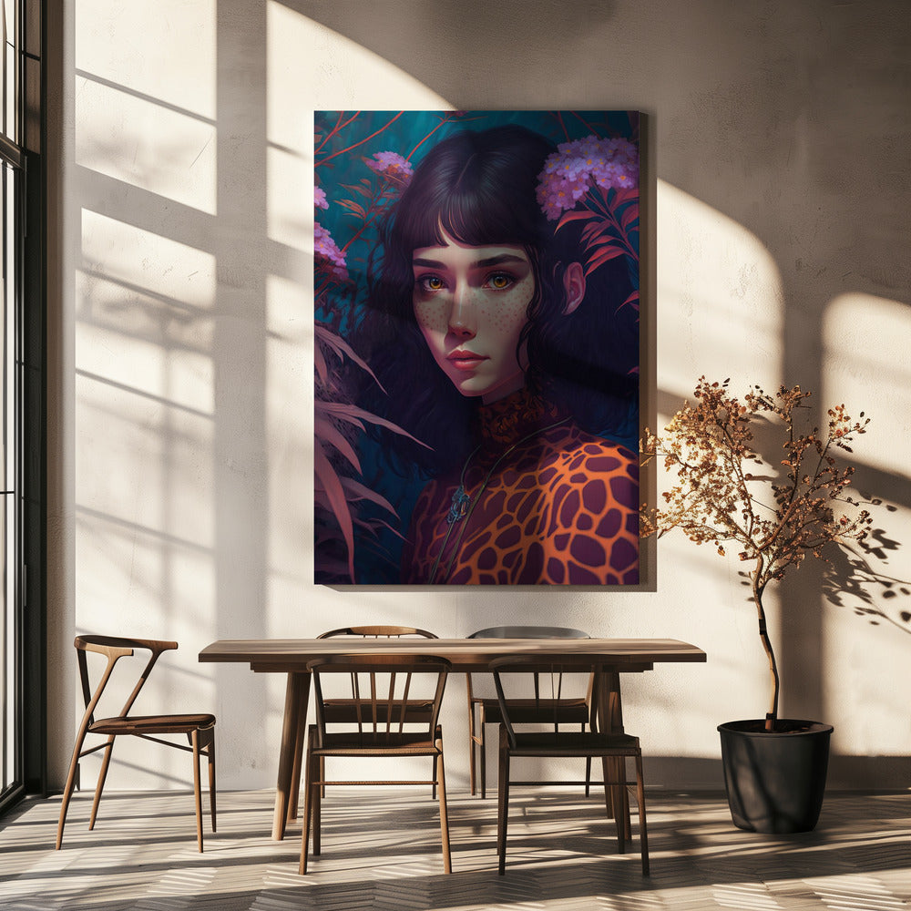 Mystieke Bloei Blik | Canvas