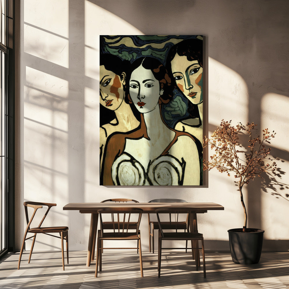 Trio van elegantie | Canvas