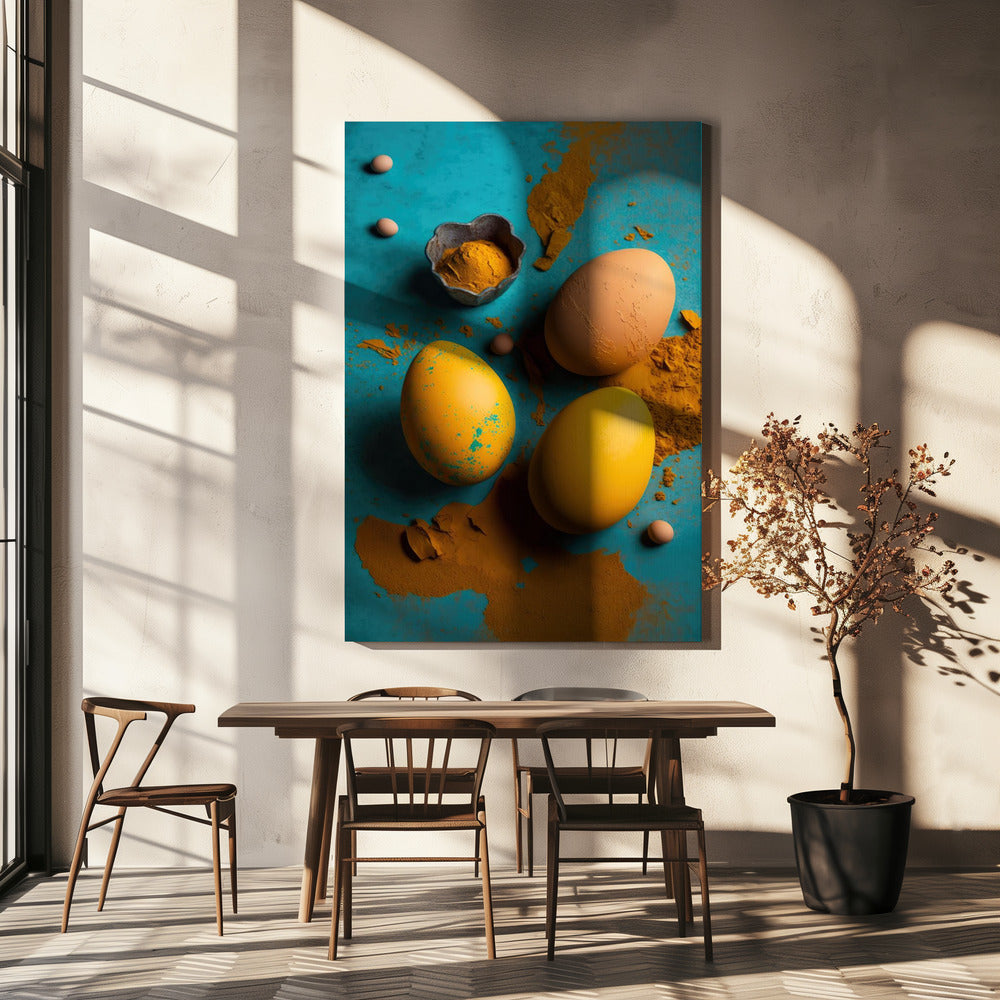 Gouden tint Mirage | Canvas