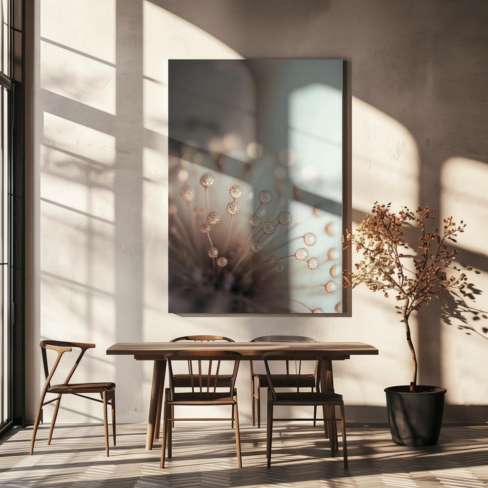 Dromerige paardenbloem | Canvas