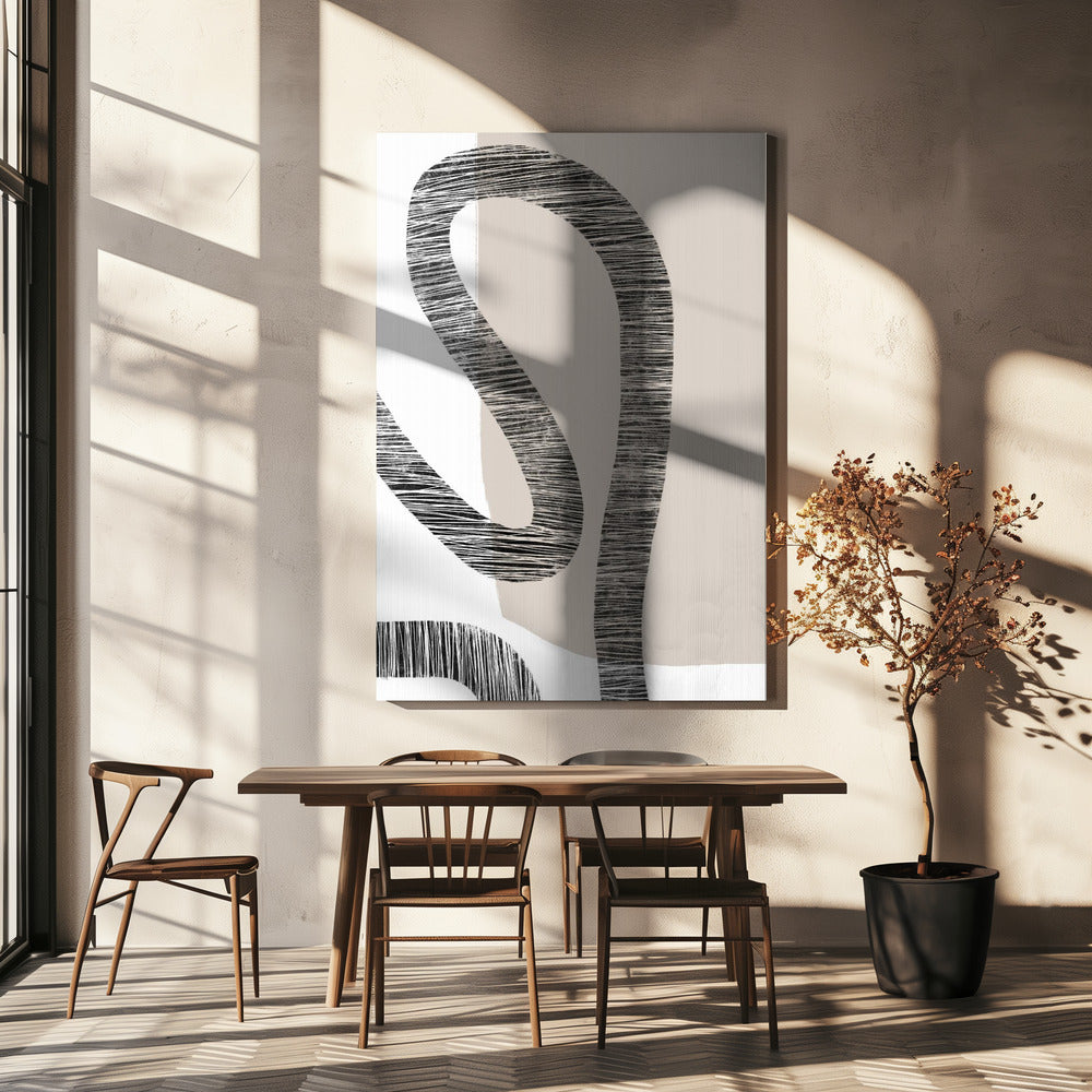 Gebogen texturen | Canvas