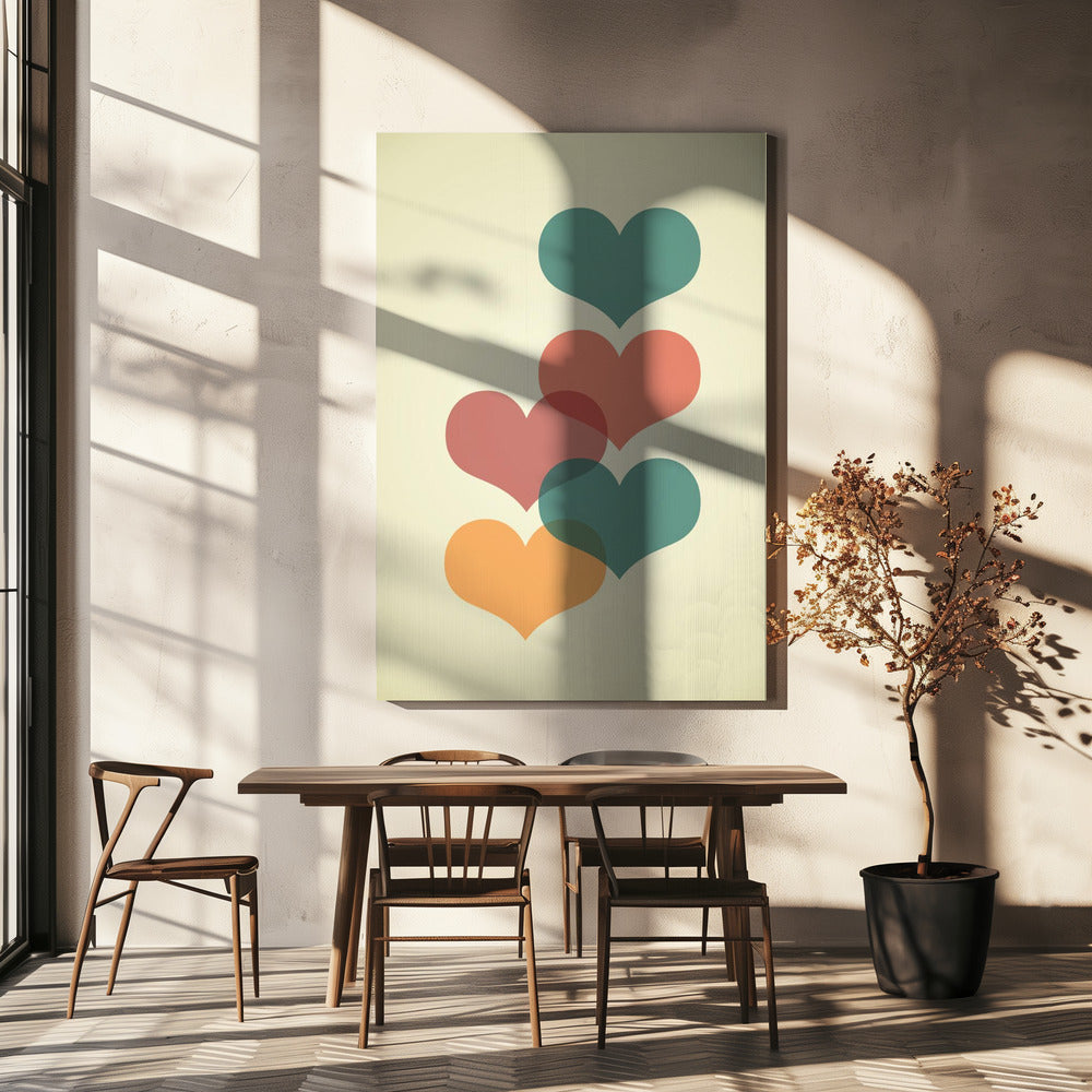 Mid-century harten I | Canvas