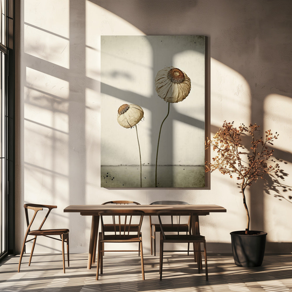 Fluisterende bloemen | Canvas