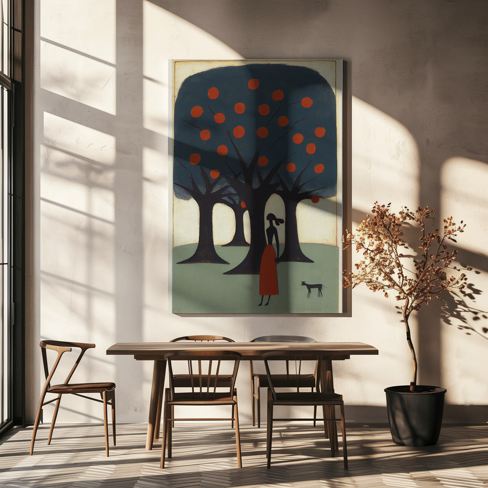 Dromerige boomgaardwandeling | Canvas