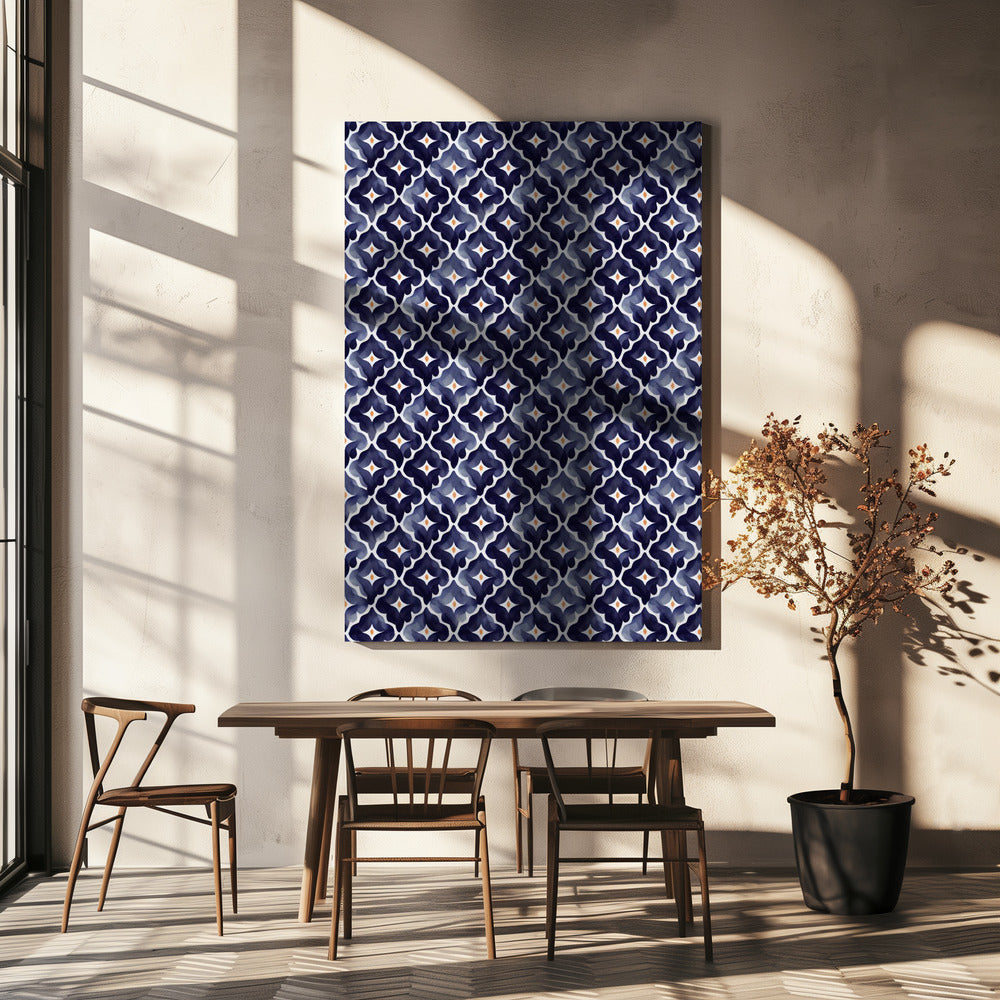 Middernachtmozaïek | Canvas