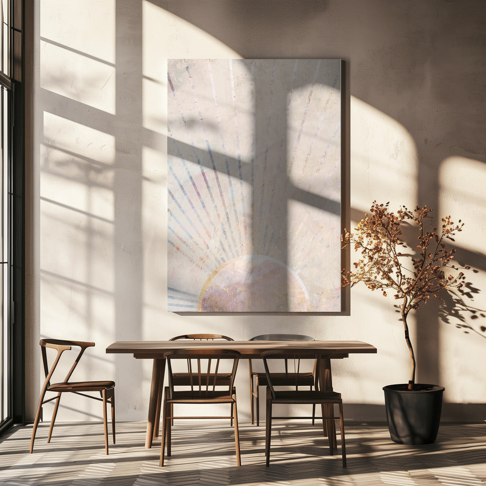 Morning Boho Sun Rays | Canvas