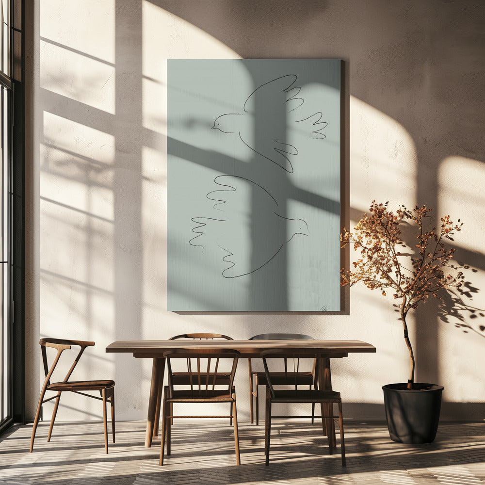 DOVES Groen | Canvas