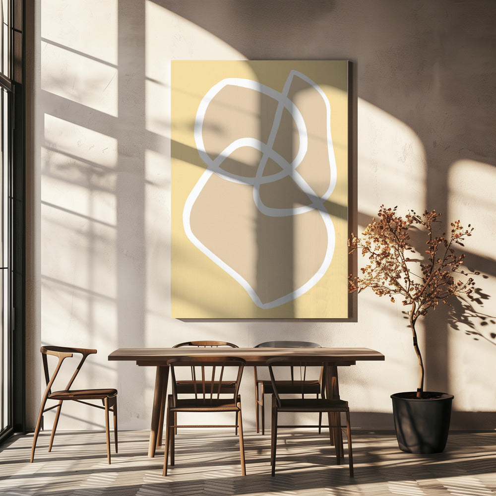Vorm 13 Geel | Canvas