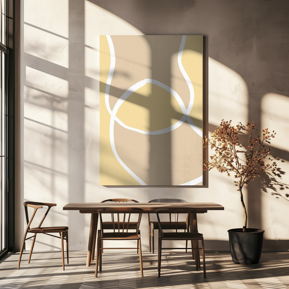 Vorm 12 Geel | Canvas