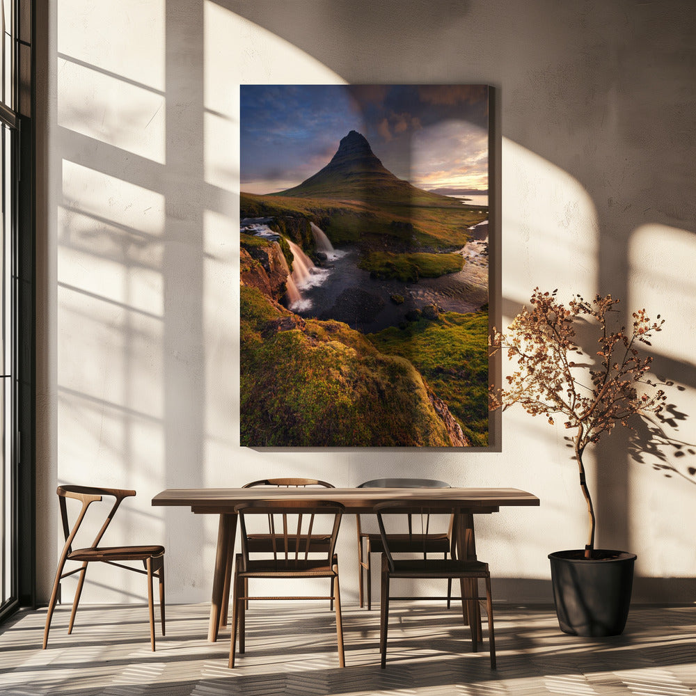 Good Morning Iceland vertical | Canvas