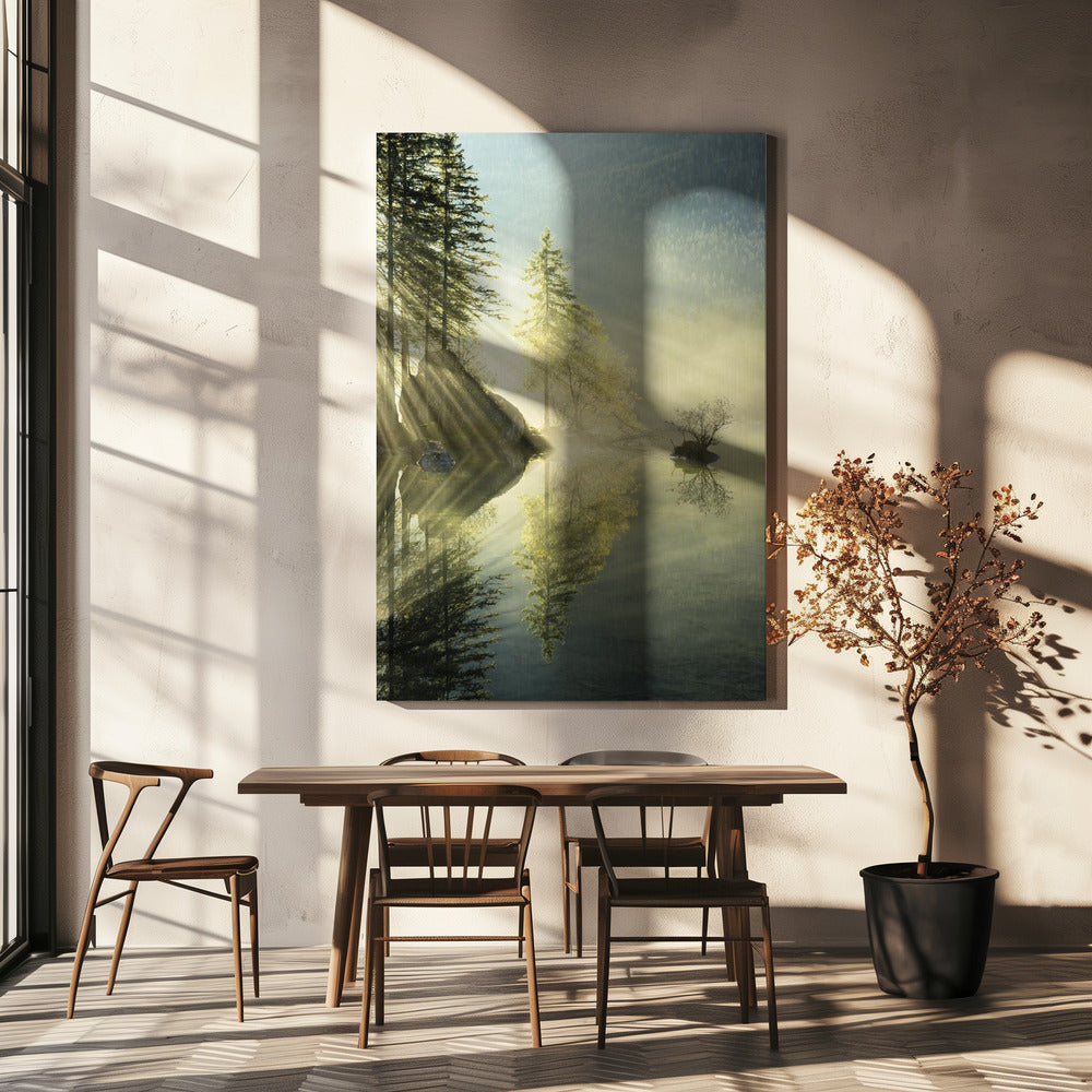 God Rays verticaal | Canvas