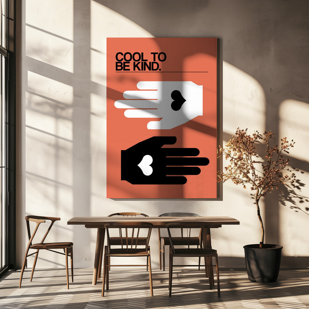 Cool To Be Kind Zalm | Canvas