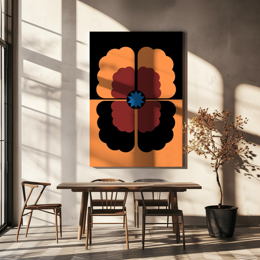 Viooltje 1970 | Canvas